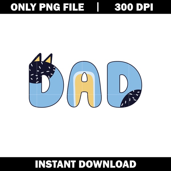 Bluey dad png