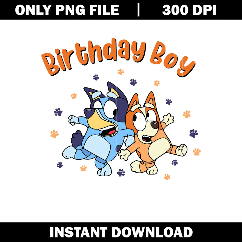 Bluey and Bingo Birthday png