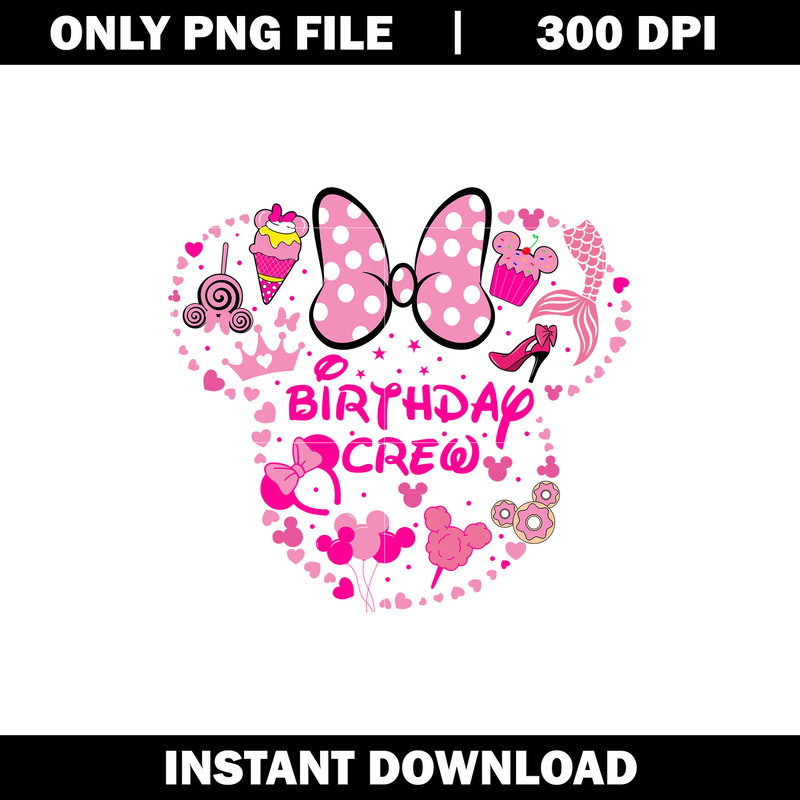 Minnie Birthday Shirt png