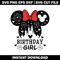 Disney Birthday girl svg