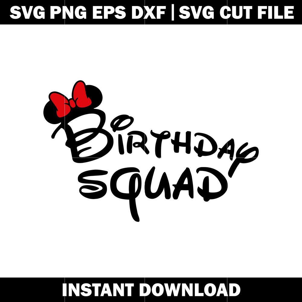Birthday equad girl Svg