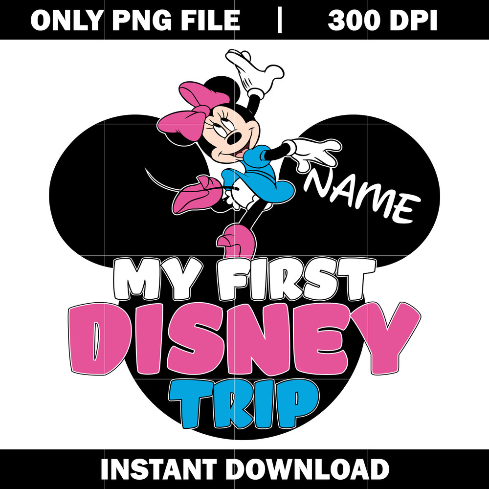 My first disney trip name png