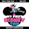 My first disney trip name png