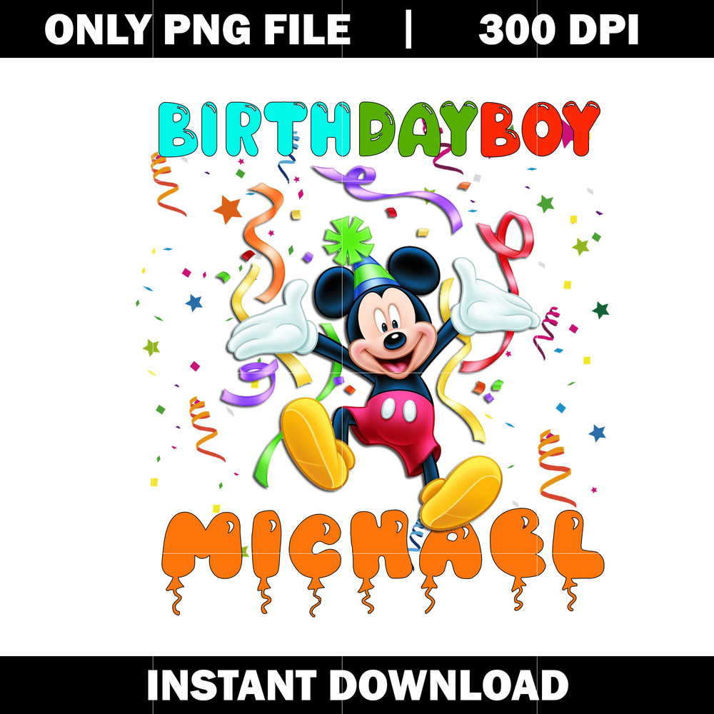 Birthday boy michael png