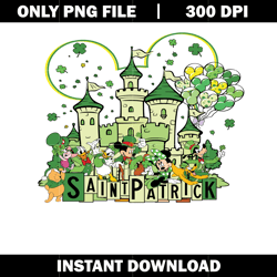 patrick day disney png, mickey and friends png, disney vacation png, logo design png, digital file png, instant download