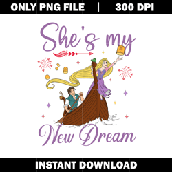 she my png, flynn rider rapunzel png, disney vacation png, logo design png, digital file png, instant download.