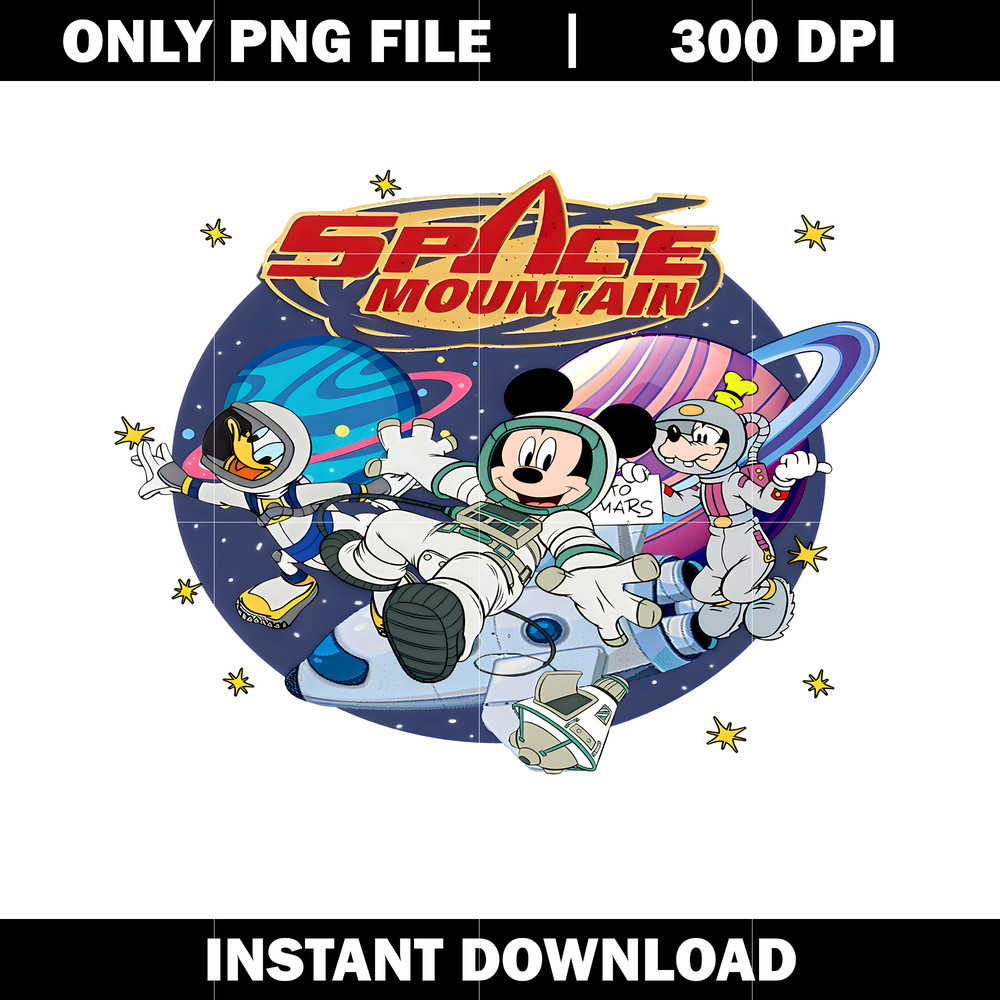 space mountain png