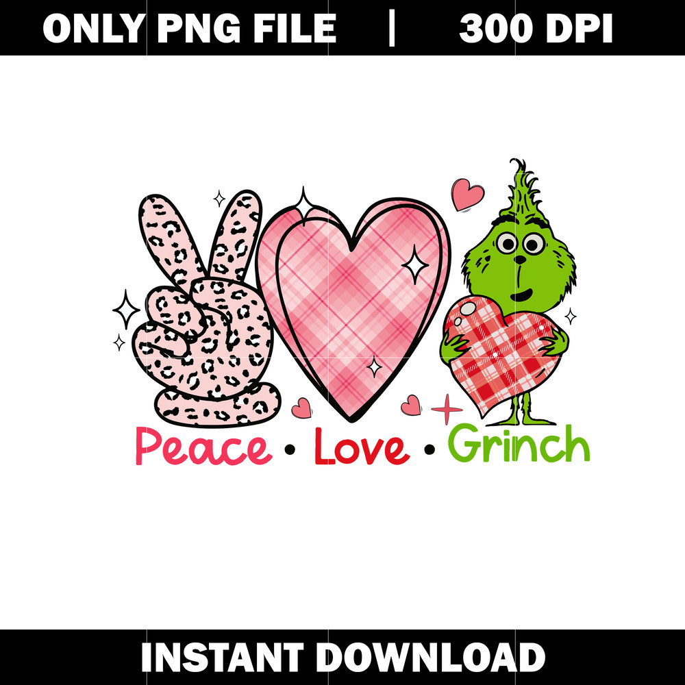 Quotes png, peace love grich png