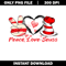 Quotes png, peace love Seuss png