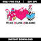 Quotes png, peace love Reading png