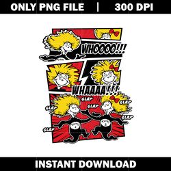 thing 1 and thing 2 png, dr seuss png, logo shirt png, logo design png, digital file png, instant download.