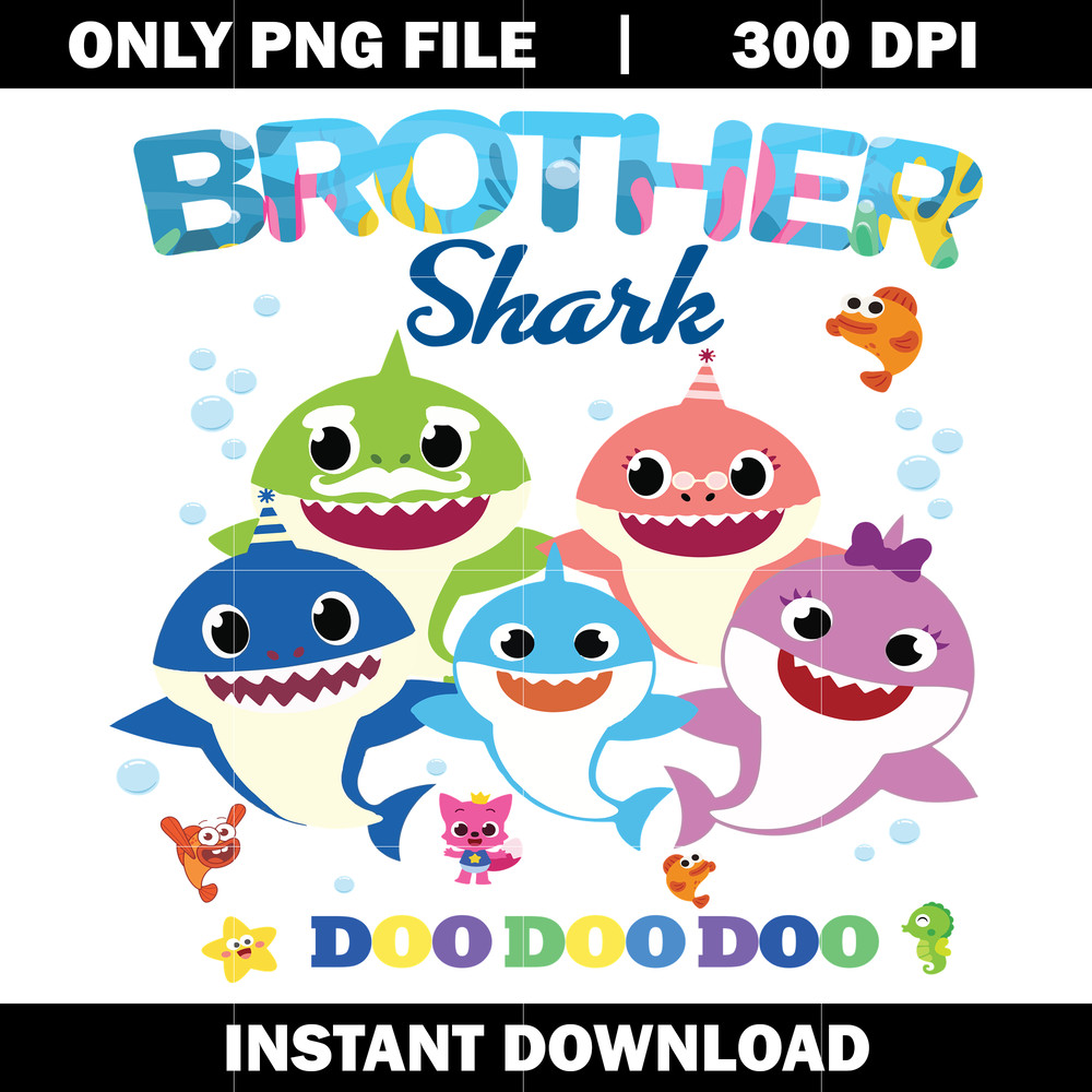 Brother Shark Birthday png