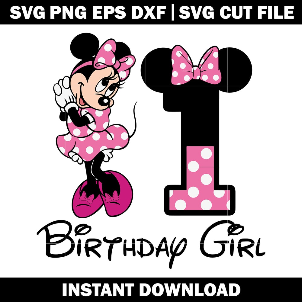Custom Birthday 1st Svg