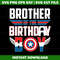 happy birthday brother svg