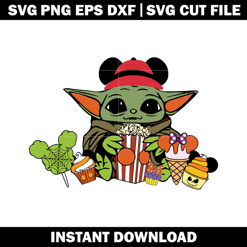 Yoda snack svg