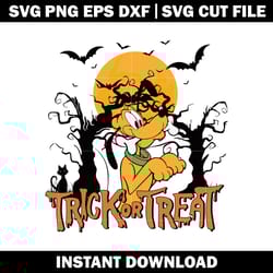 trick or treat pluto svg, pluto svg, disney halloween svg, logo shirt svg, digital file svg, instant download.