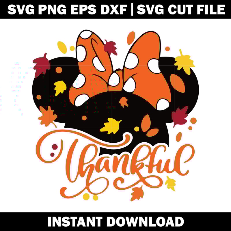 Thankfull disney girl svg