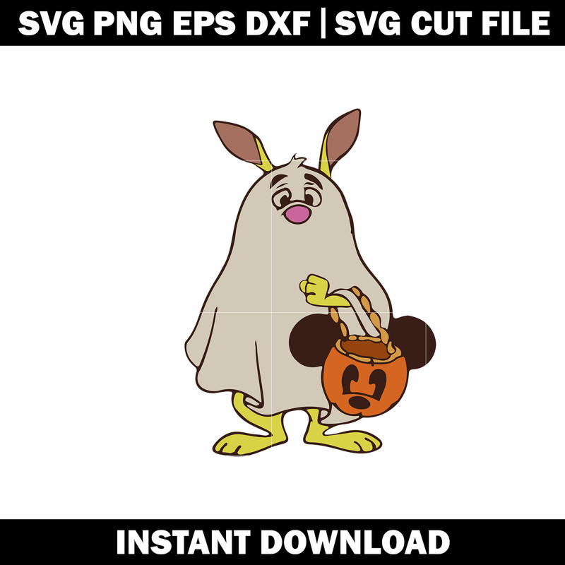 Rabbit ghost svg