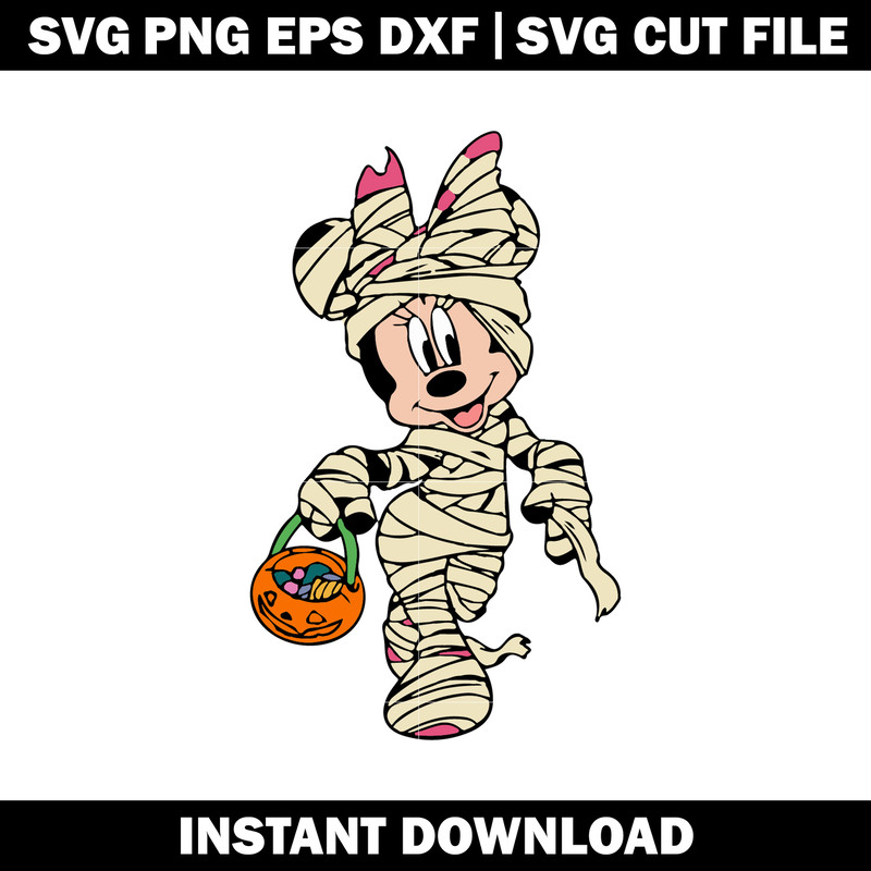 Disney Halloween minnie svg