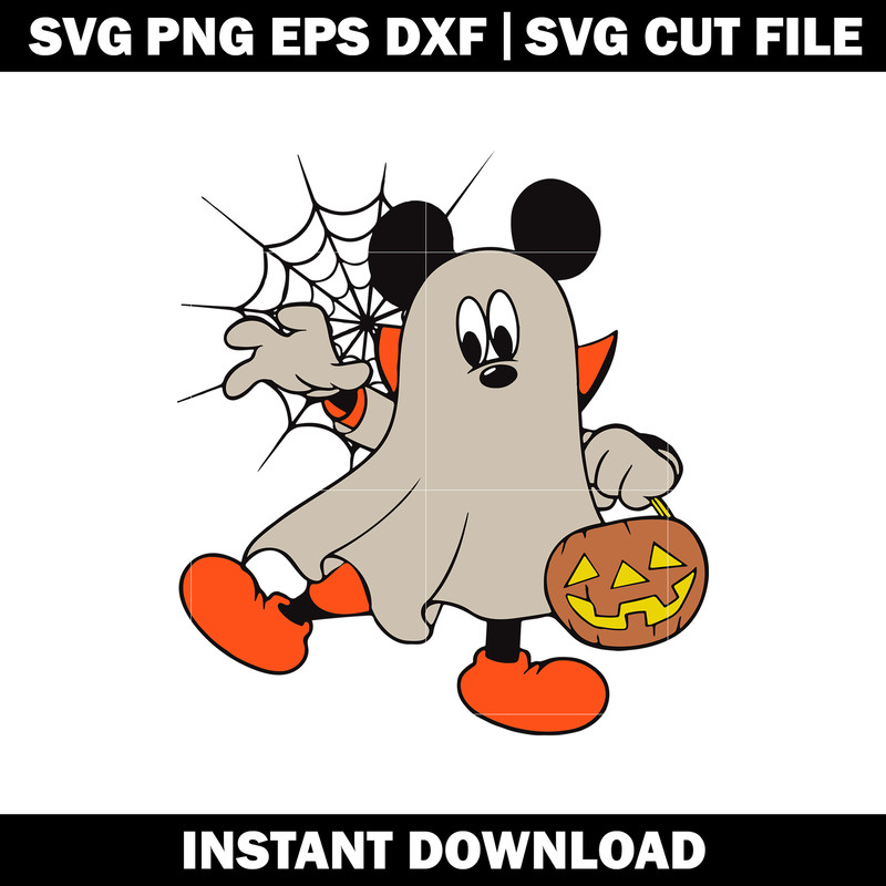Mickey ghost svg