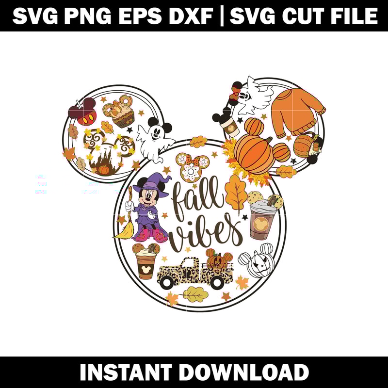 Fall vibers disney svg