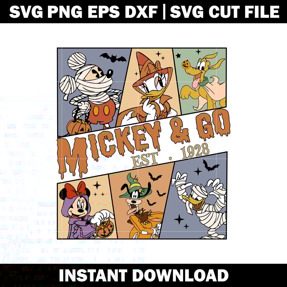 Mickey & go svg