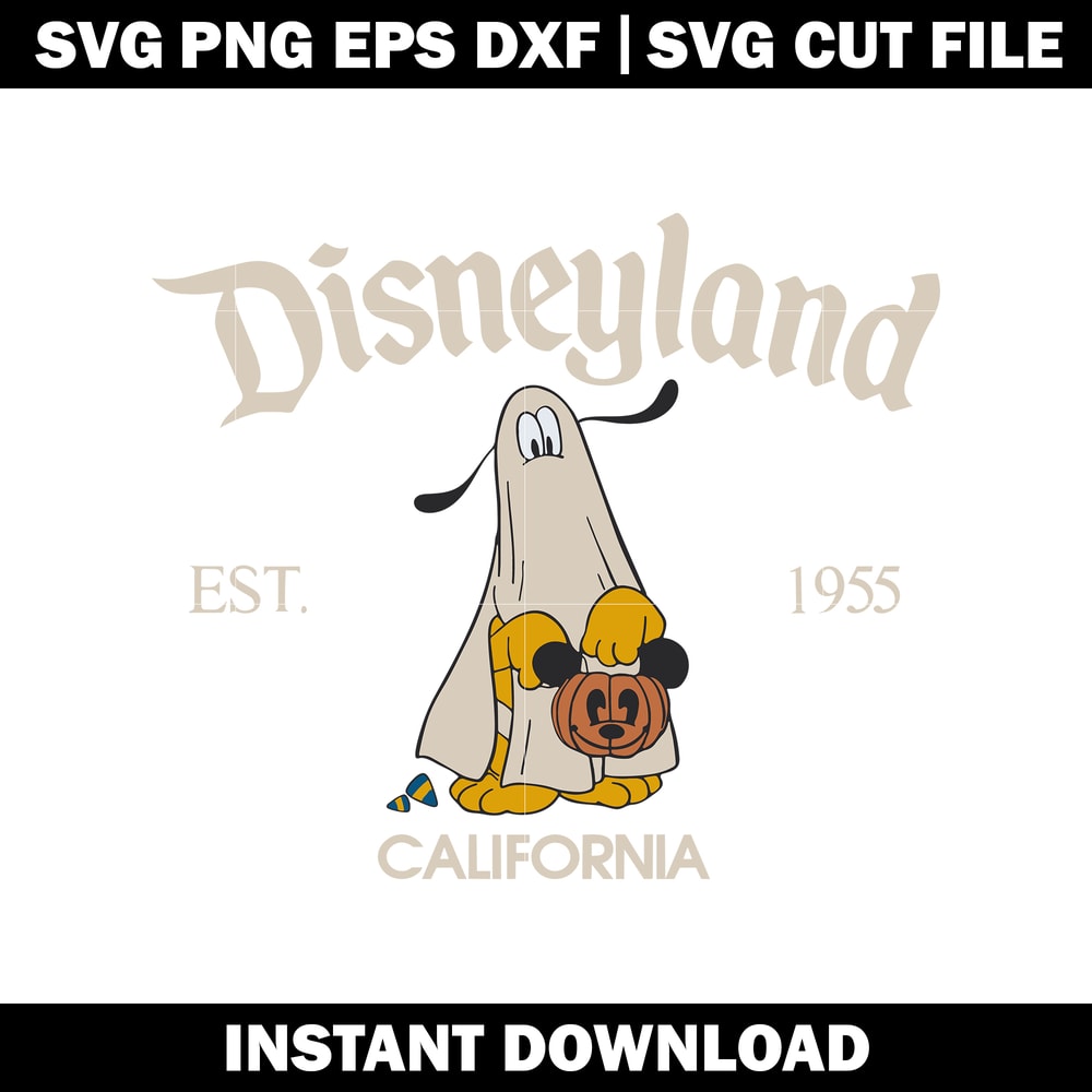 Disneyland pluto ghost svg