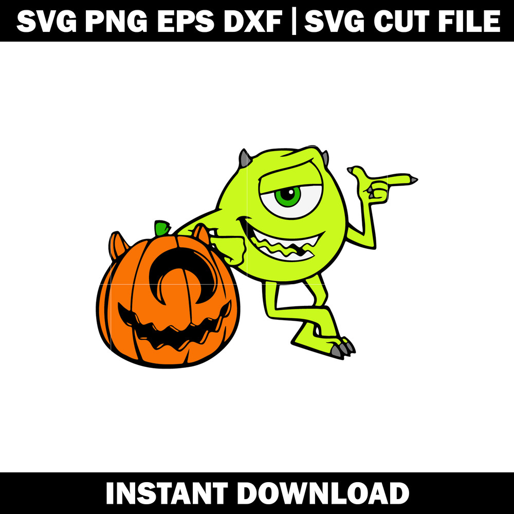 Mike Wazowski Halloween svg