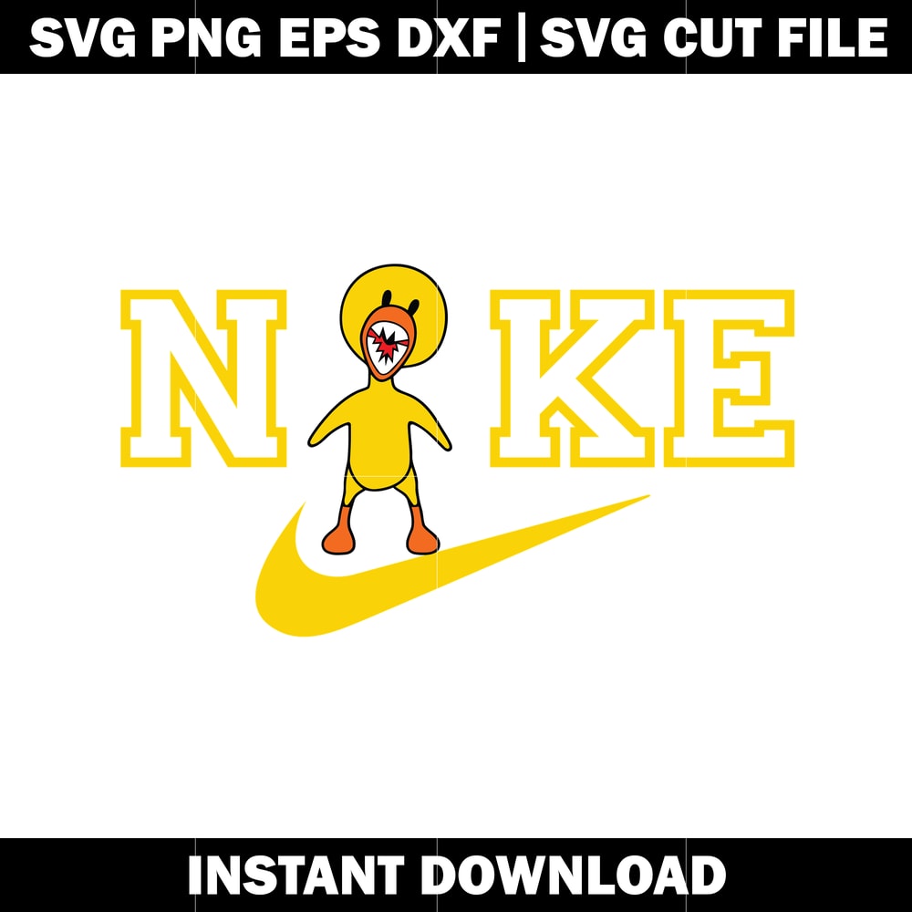 Yellow Rainbow nike svg