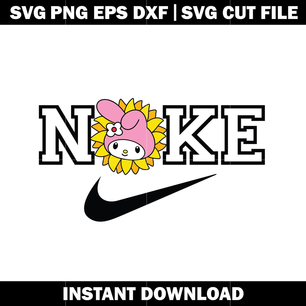 Nike my melody sunflower svg