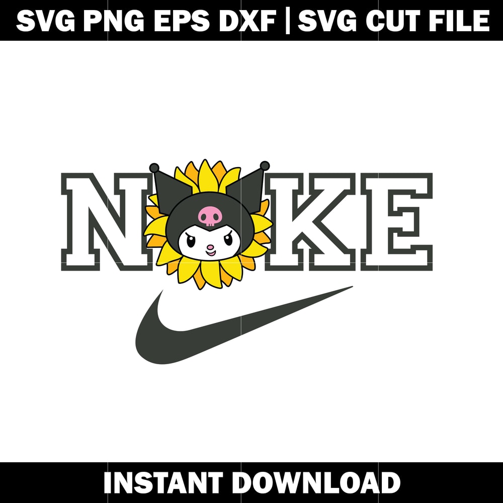 Nike Kuromi Sunflower svg