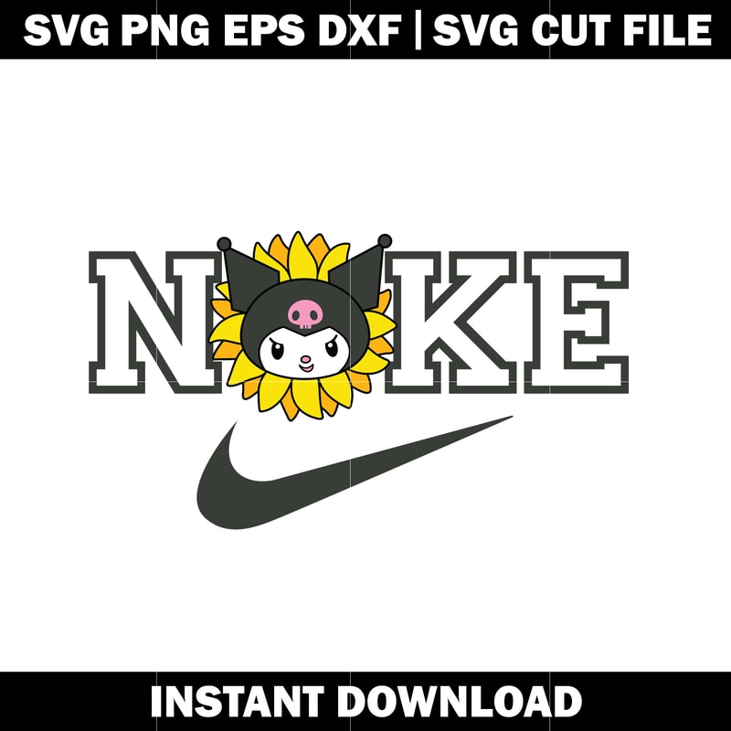 Nike Kuromi Sunflower svg