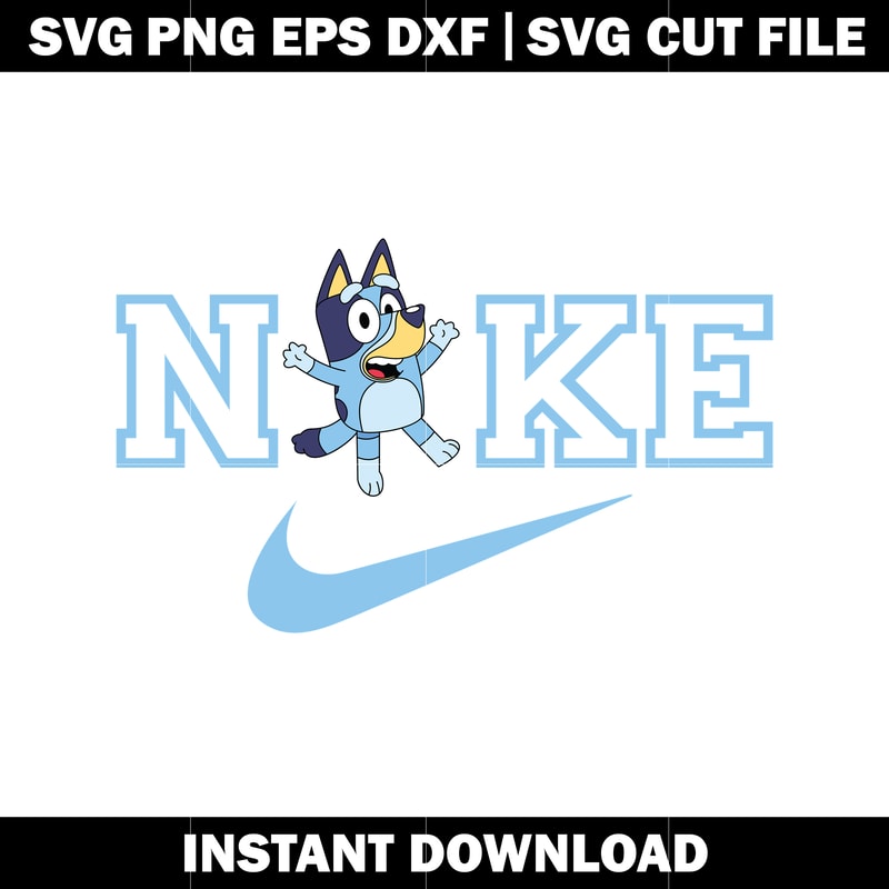 Nike Bluey svg