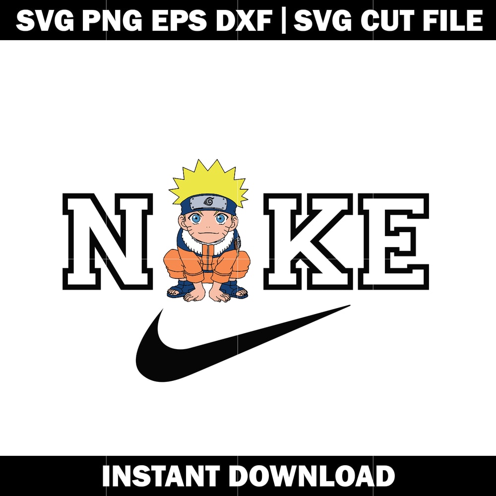 Naruto nike svg