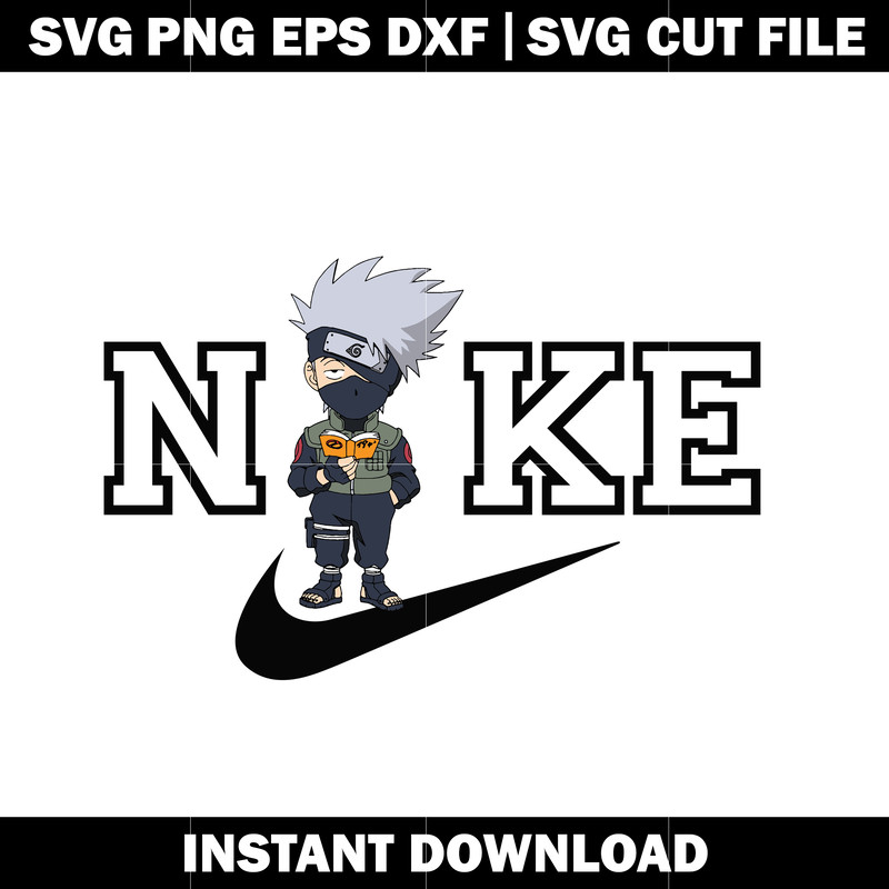 Hatake Kakashi nike svg
