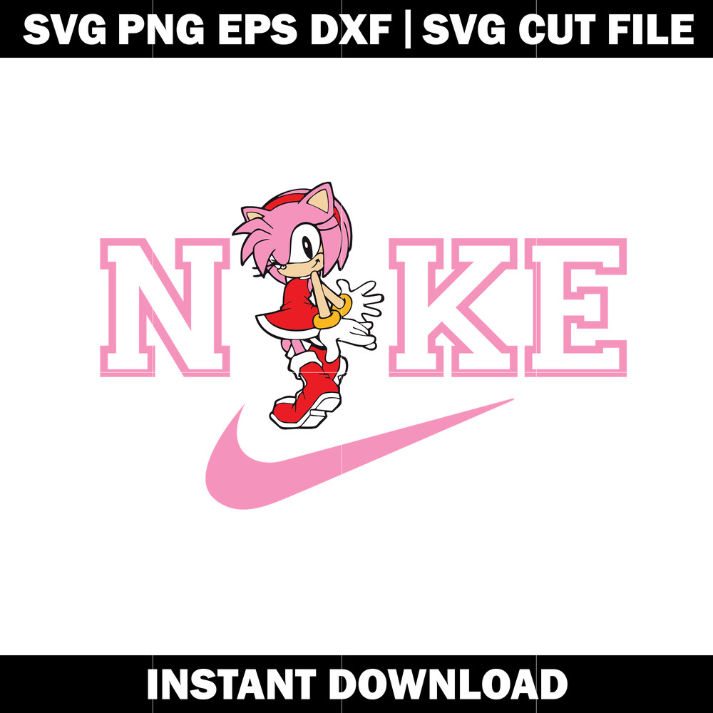 Amy Rose nike svg