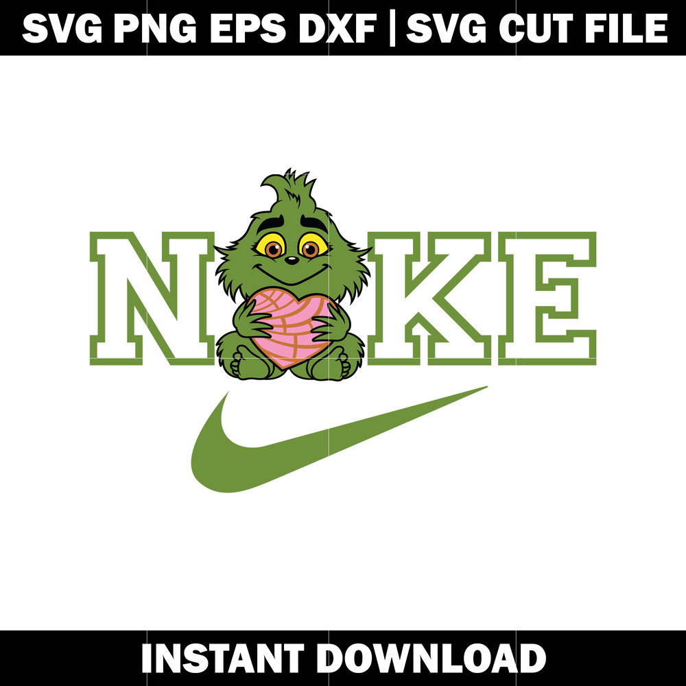 Grinch nike svg