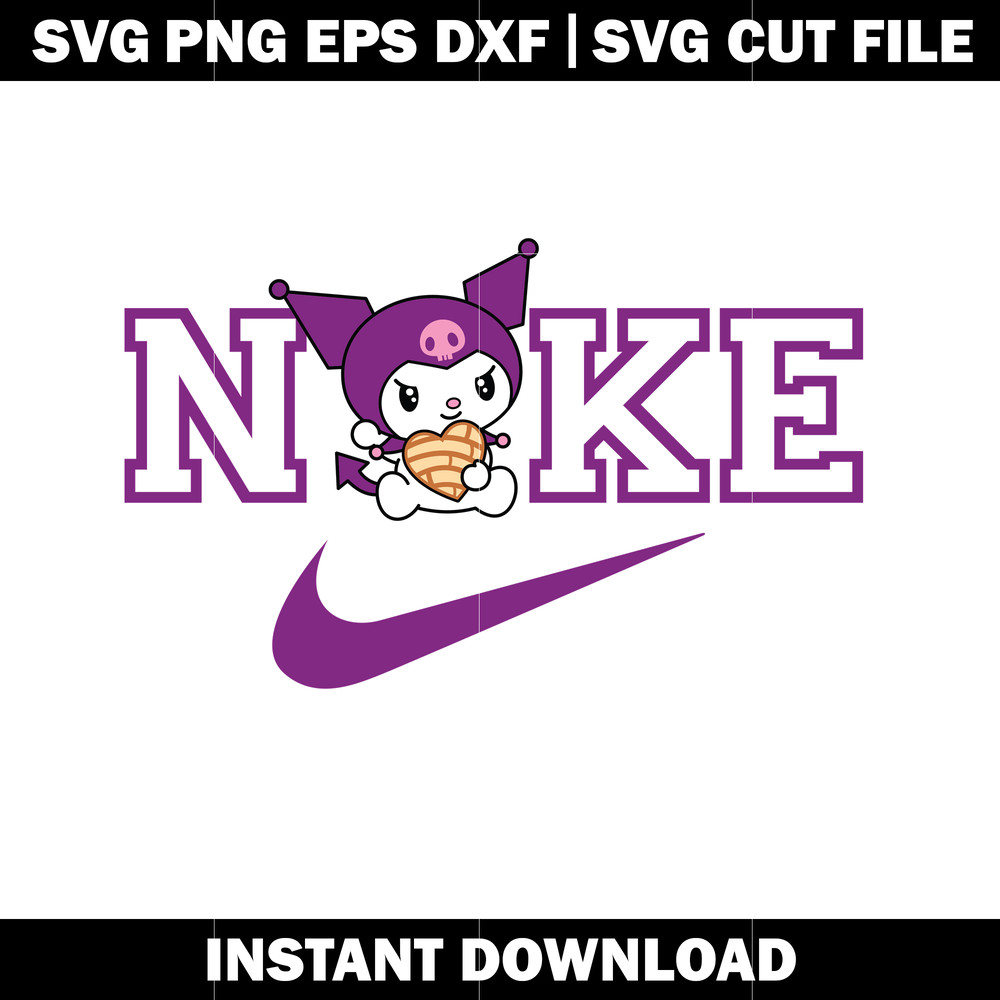 Nike Concha Kuromi Sticke svg