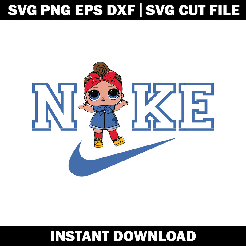 Lol Sticker nike svg