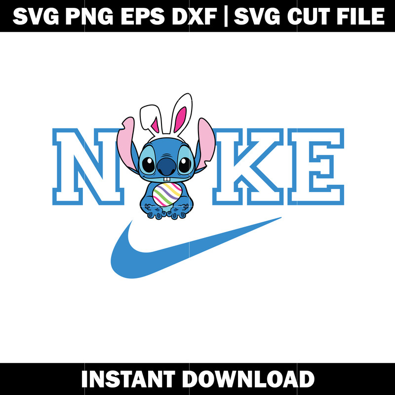 Nike Stitch Easter svg