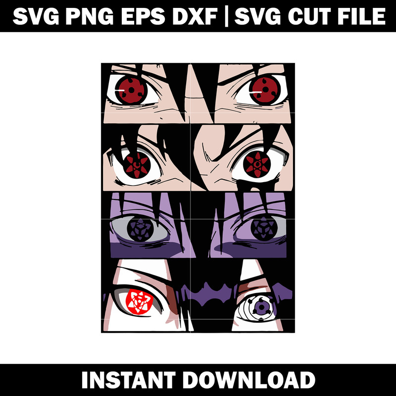 Olhos De Sasuke svg