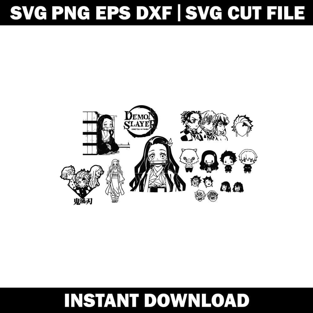 Kimetsu No Yaiba Anime svg