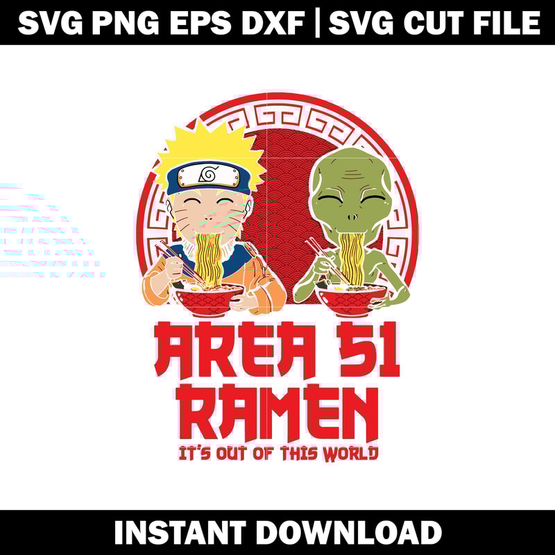 Area 51 Ramen Svg