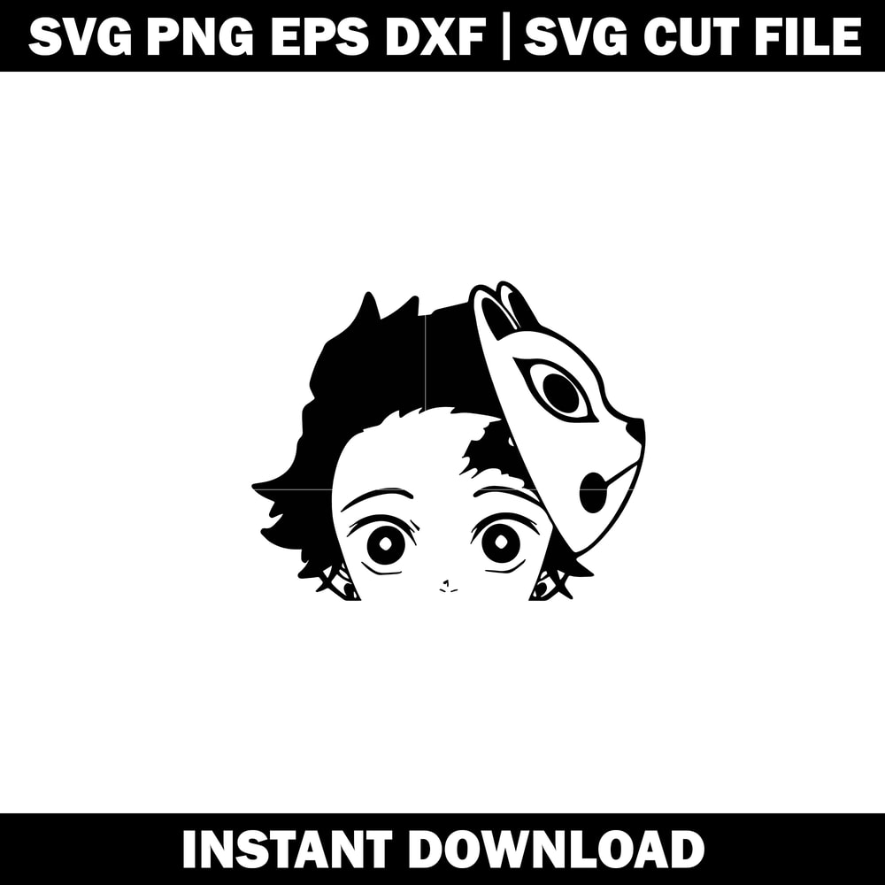 Anime Kamado Tanjiro Svg