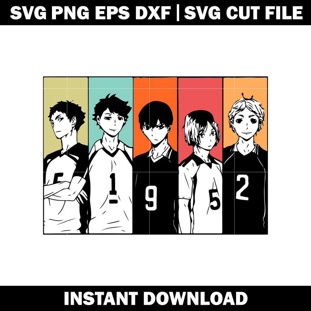 Karasuno Friends Svg