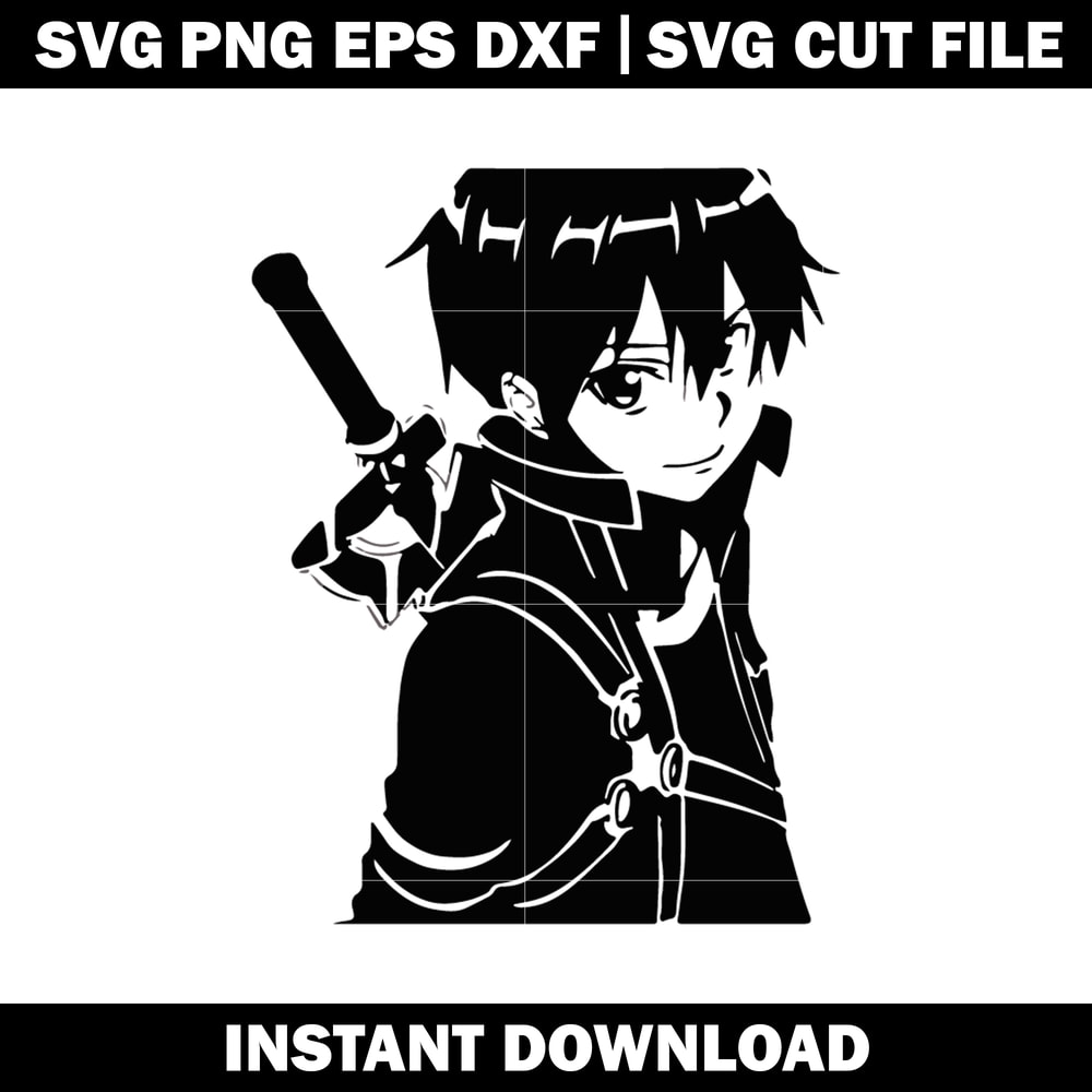 Kazuto kirigaya svg