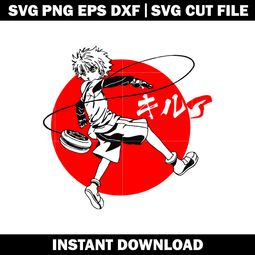 Killua Zoldyck Svg
