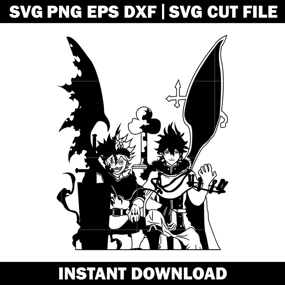 Asta And Yuno Svg