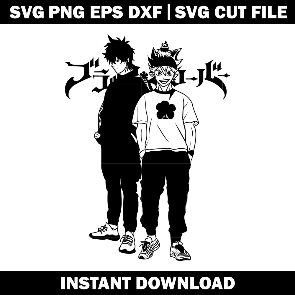 Asta And Yuno Svg