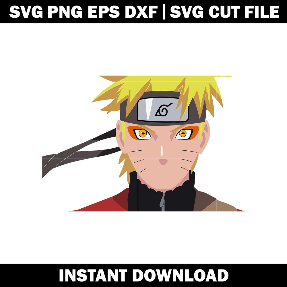 Naruto Face Svg
